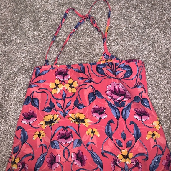 Hollister Pink Multicolor Floral Blouse size S - Picture 9 of 10